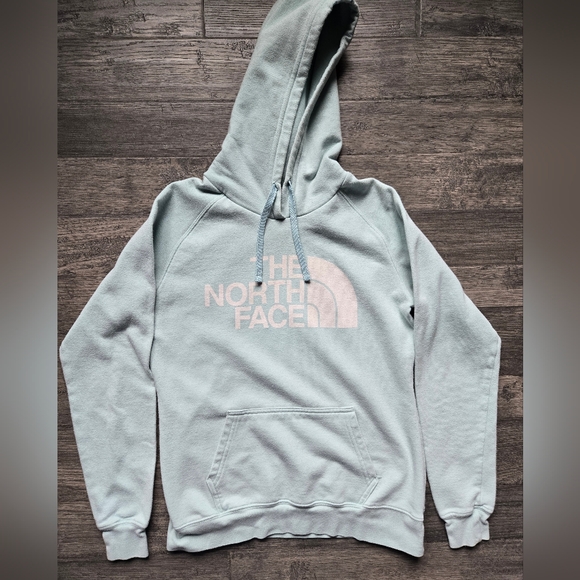 The North Face Tops - The North Face Women's Light Blue Hoodie